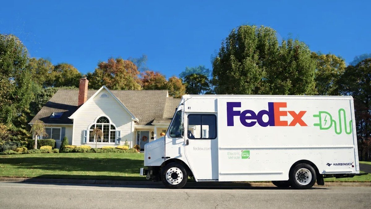 FedEx Pesan 2.000 Truk Listrik Harbinger feat fedex harbinger truk listrik